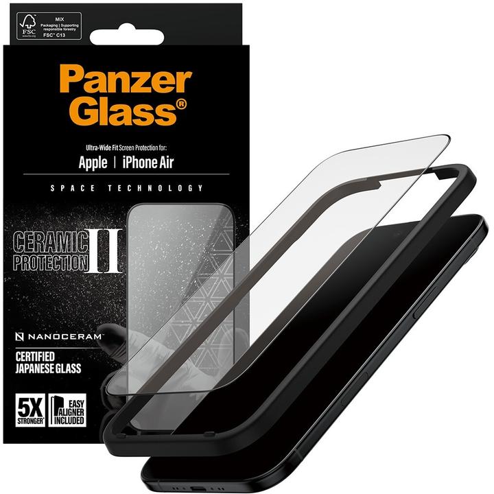 Produktbild PanzerGlass Ceramic II (1 Stück, Apple iPhone Air)
