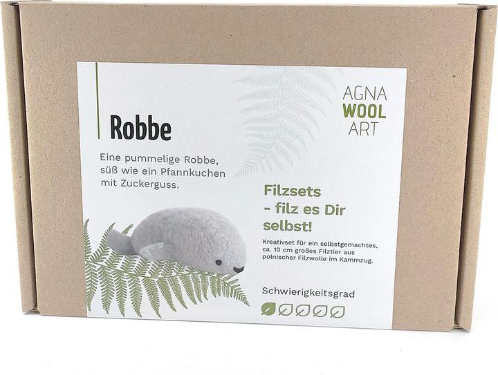 Produktbild Agna Wool Robbe - Bastelset Filz