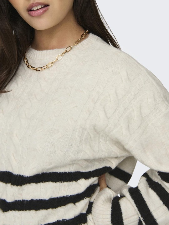 Produktbild JdY Normal geschnitten Rundhals Pullover Strickpullover (3XL)