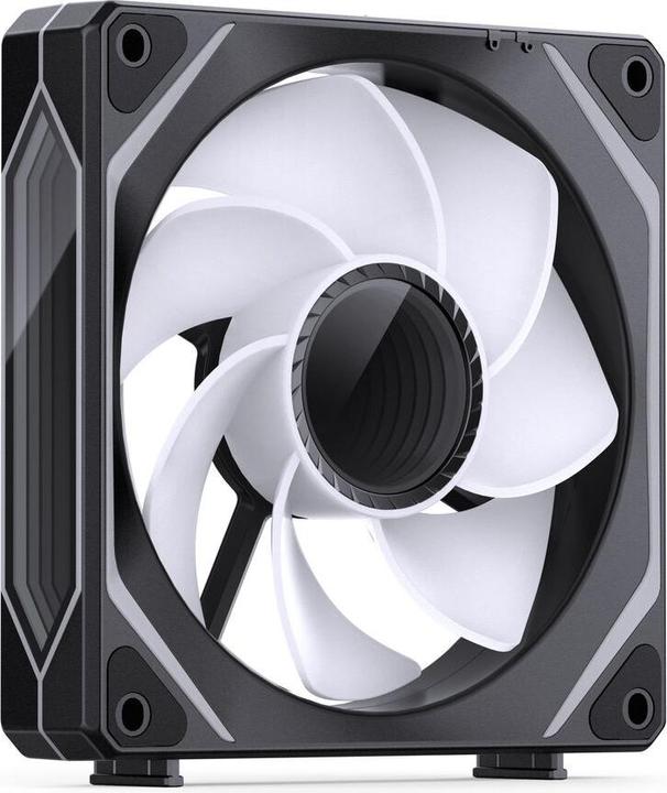 Produktbild Jonsbo ZL-120BR PWM ARGB Lüfter 3er Pack, umgekehrte Ausrichtung - 120mm, schwarz (120 mm, 3 x)