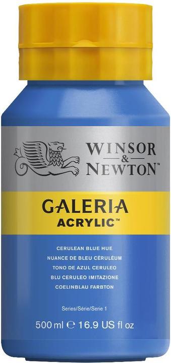 Produktbild Winsor & Newton Galeria Acrylic 500Ml Cerulean Blue Hue 138 (Cerulean Blue Hue, 500 ml)