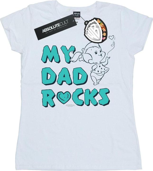 The Flintstones Pebbles My Dad Rocks TShirt (S)