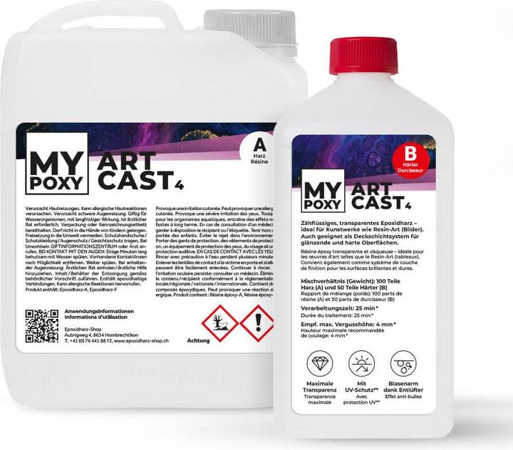 Produktbild MyPoxy Epoxidharz ArtCast 4 – Kunstwerke (Bilder)