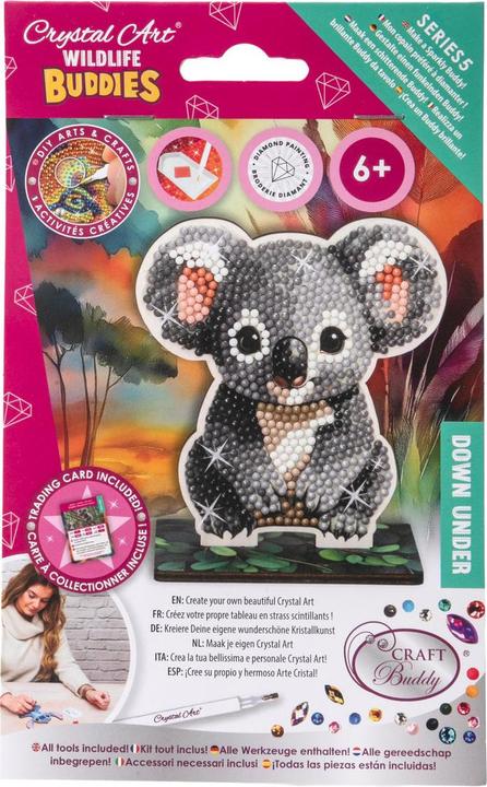 Image du produit Craft Buddy Koala, Crystal Art Buddy, ca. 11x8cm