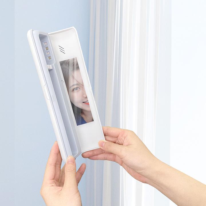 Image du produit Novidarte Brosse à dents Boîte de stérilisation avec miroir de courtoisie USB