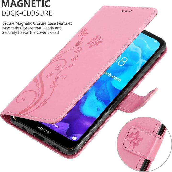 Immagine prodotto Cadorabo Copertina del libro di fiori (Huawei Y6 Pro)