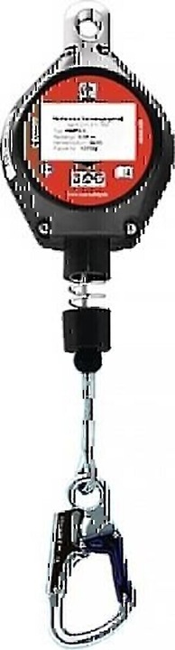 Actual product image MAS Retractable type fall arrester EN 360 galvanised steel rope,18m (Height safety device, 136 kg)