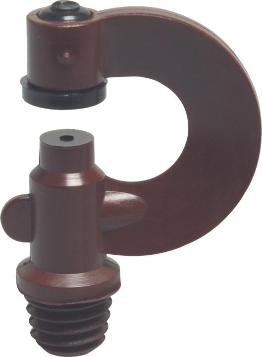 Actual product image VDL Bügeldüse Nylon 3/8WW Aussengewinde 2,25 mm 360° Grau