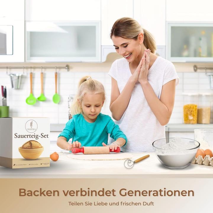 Produktbild Sauerteig-Starter-Set mit Gärkörbchen
