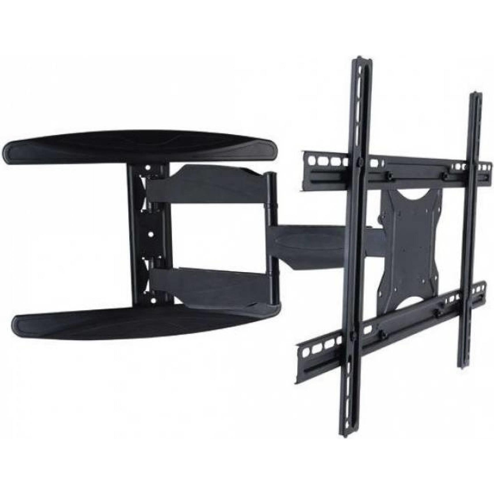 Techly Ultra Slim Full Motion (Wand, 65", 35 kg), TV Wandhalterung, Schwarz
