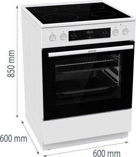 Actual product image Gorenje Gore cooker GECS 6C70WP