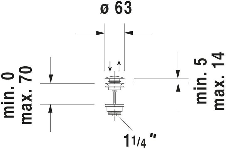 Image du produit Duravit Valve PUSH-OPEN