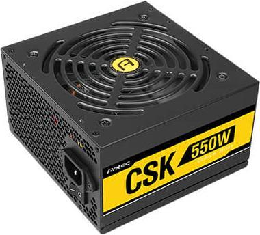 Antec 550W CSK550 Cuprum Strike PSU, 80 Bronze, Fully Wired, Continuous Power (550 W)
