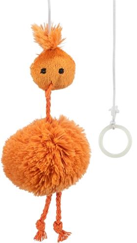 Image du produit Trixie Poulet à l'élastique avec herbe à chat (Jouet en peluche chat)