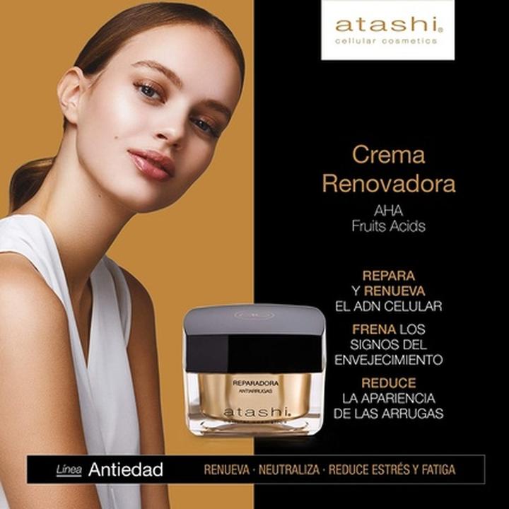 Immagine prodotto Atashi Cellular Cosmetics Crema Rinnovatrice AHA Acidi della Frutta 50ml con Crema Regalo SPF15 50ml (Set per la cura del viso)