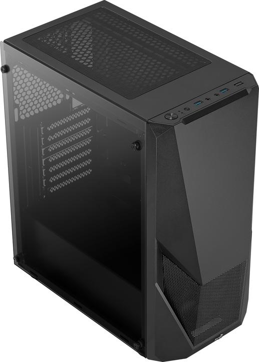Produktbild AeroCool Zauron Saturn FRGB-G-BK-v1 (ATX)