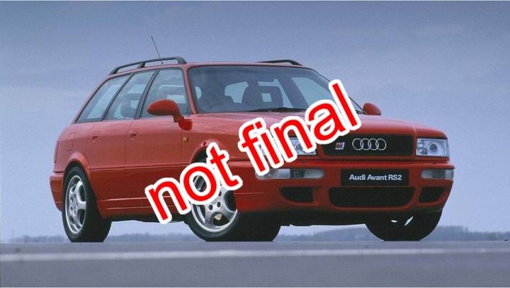 Produktbild Solido 1:43 Audi RS2 Avant rot
