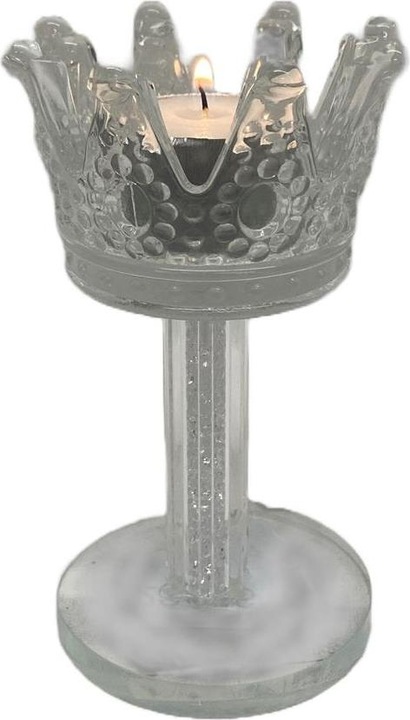Produktbild GuGus Teelichthalter Krone aus Glas