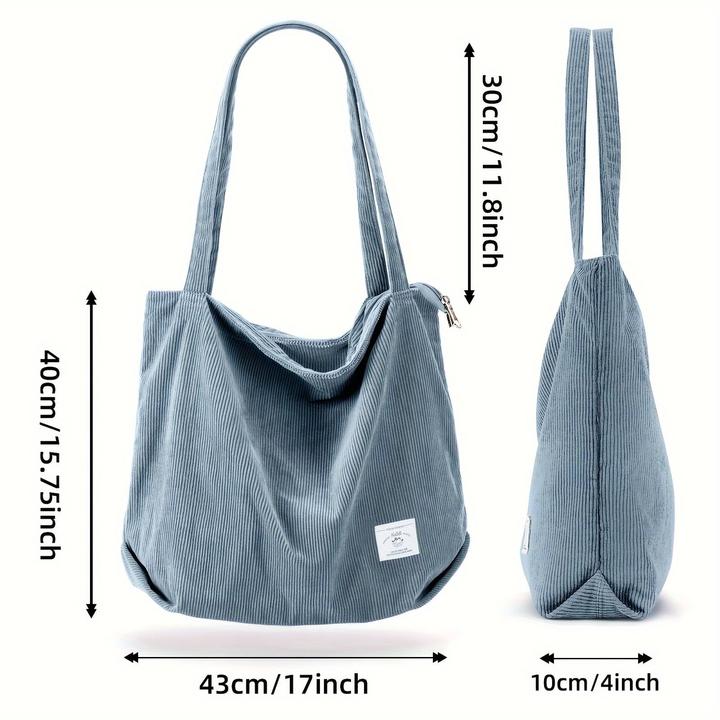 Only-Bags.Store Cord Umhängetasche, minimalistische einfarbige Tragetasche, All-Match Lagerung Handtasche