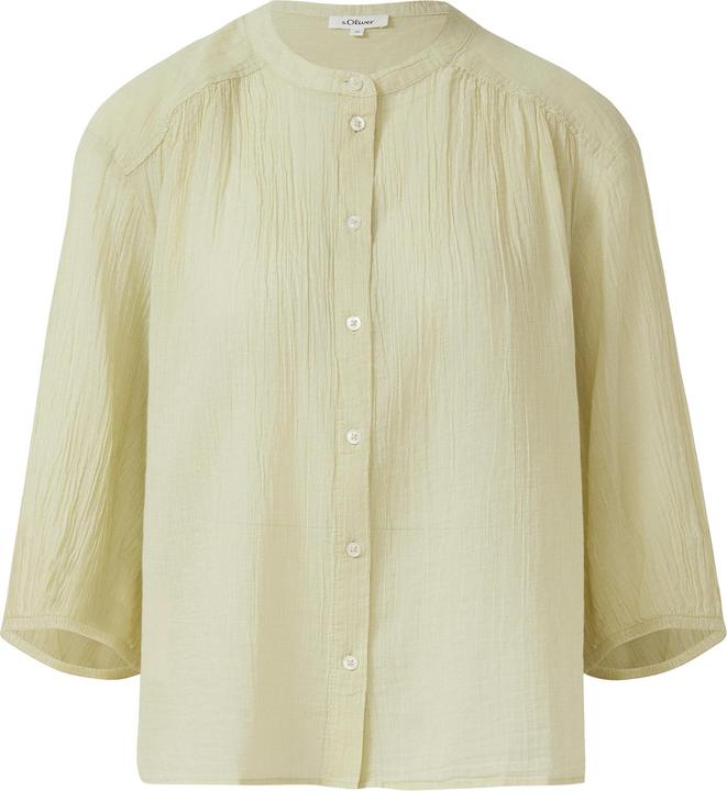 Immagine prodotto s.Oliver Leichte Baumwollbluse mit 3/4-Ärmeln und Struktur (46)