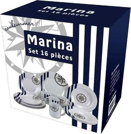 Actual product image Plastimo Tableware set Marina, 16 pieces