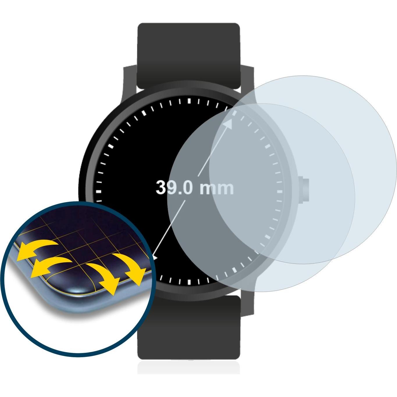 Thumbnail - BROTECT Full-Cover Displayschutz, Smartwatch Schutzfolie, Transparent