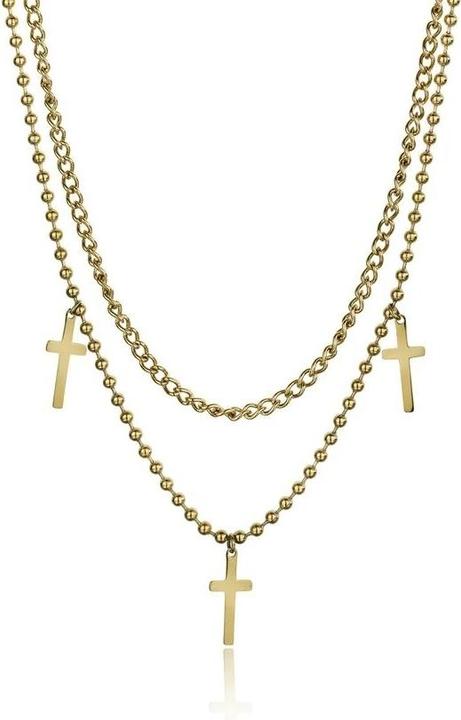 Produktbild Marc Malone - Double Brooke Gold Necklace MCN23106G