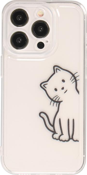 Immagine prodotto PhoneLook Coque Gel silicone trasparente petit chat trop mignon (Apple iPhone 15 Pro)