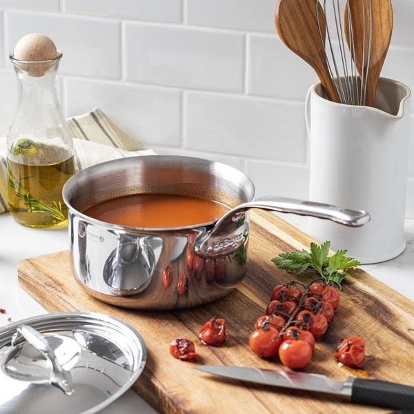 Image du produit de Buyer Casserole Affinity avec couvercle à induction (20 cm, Casserole, Acier inoxydable)
