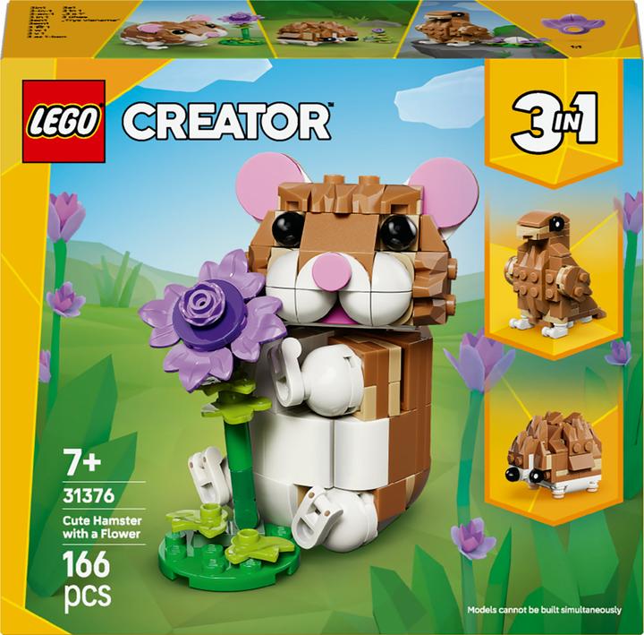LEGO Niedlicher Hamster mit Blume (31376, LEGO Creator Expert)