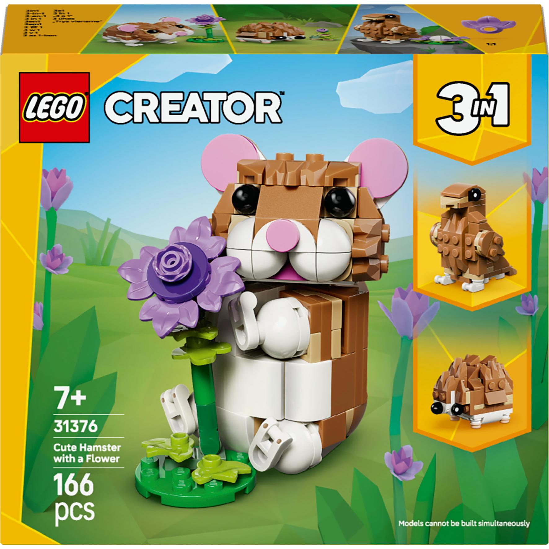 LEGO Niedlicher Hamster mit Blume (31376) (31376)
