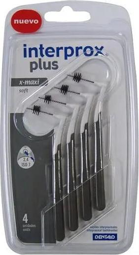 Actual product image Dentaid Interprox Plus Toothbrush Interproximal 2g Super Micro 4 U (4x, 4 mm)