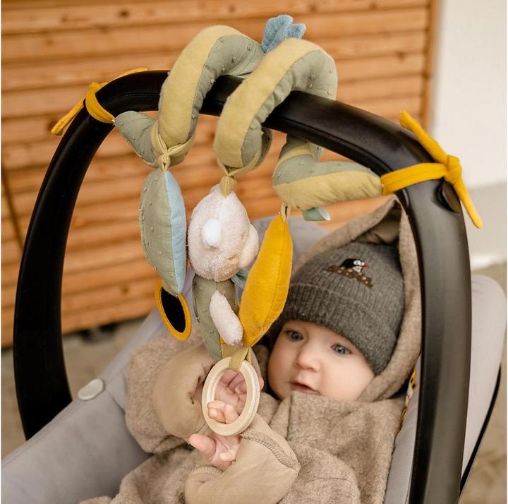 Image du produit Fehn Kinderwagenspielzeug Activity-Spirale Natur Bär