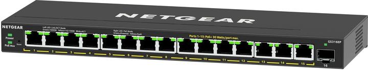 Actual product image Netgear PoE+ GS316EP-100PES (16 ports)