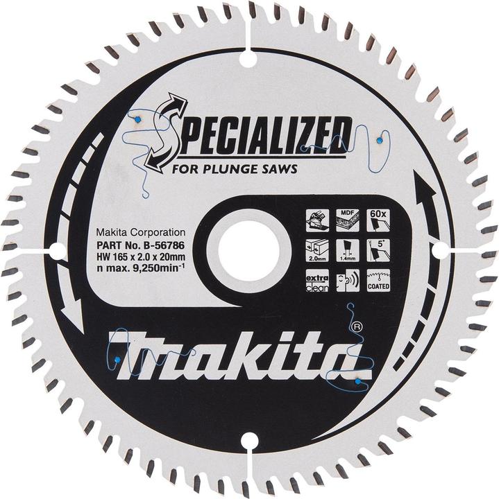 Makita SPECIALIZED Sägeb.165x20x60Z