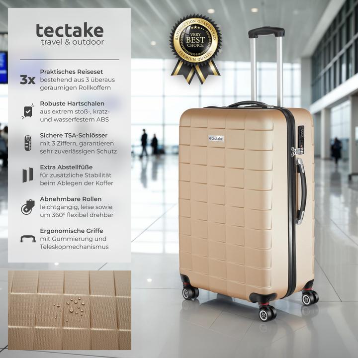 Actual product image tectake Trolley Set 3 pcs. (98 l)