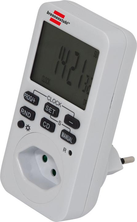 Brennenstuhl Comfort-Line Digitale Wochenzeitschaltuhr (Typ 12)
