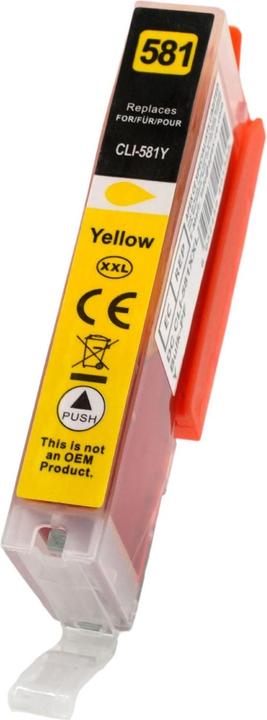 Hermex Alternative Tintenpatrone zu Canon CLI-581Y XXL (Y)