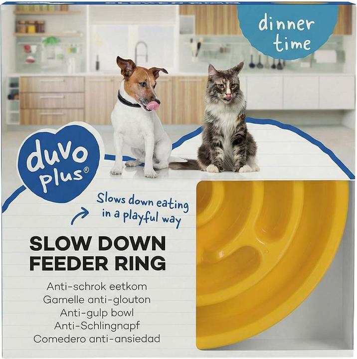 Produktbild Duvoplus Fressnapf für Hund und Katze anti-schlinger Ring (60 cl)