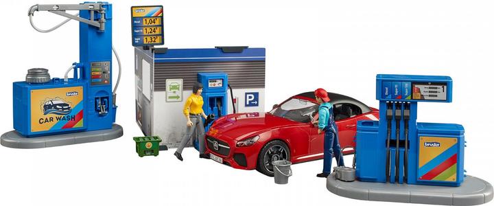 Produktbild Bruder bworld Tankstelle mit Waschplatz