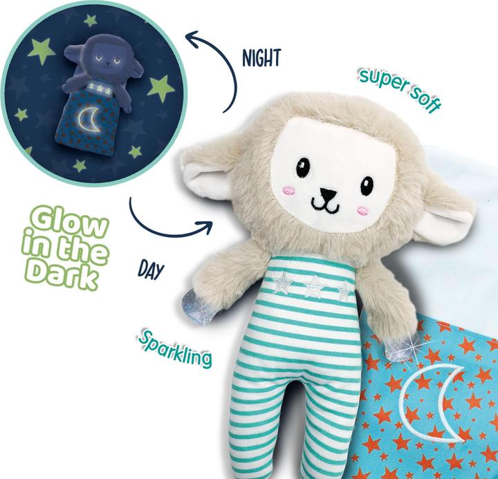 Immagine prodotto Ses Tiny Talents Pecora Addormentata - Amico notturno che brilla nel buio (24 cm)