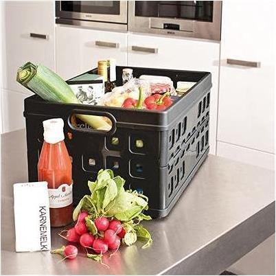 Produktbild Sunware Square Klappbox, Inhalt 32 oder 46 Liter, 30 kg Tragkraft, für Lebensmittel (36 cm, 32 l, 1x)