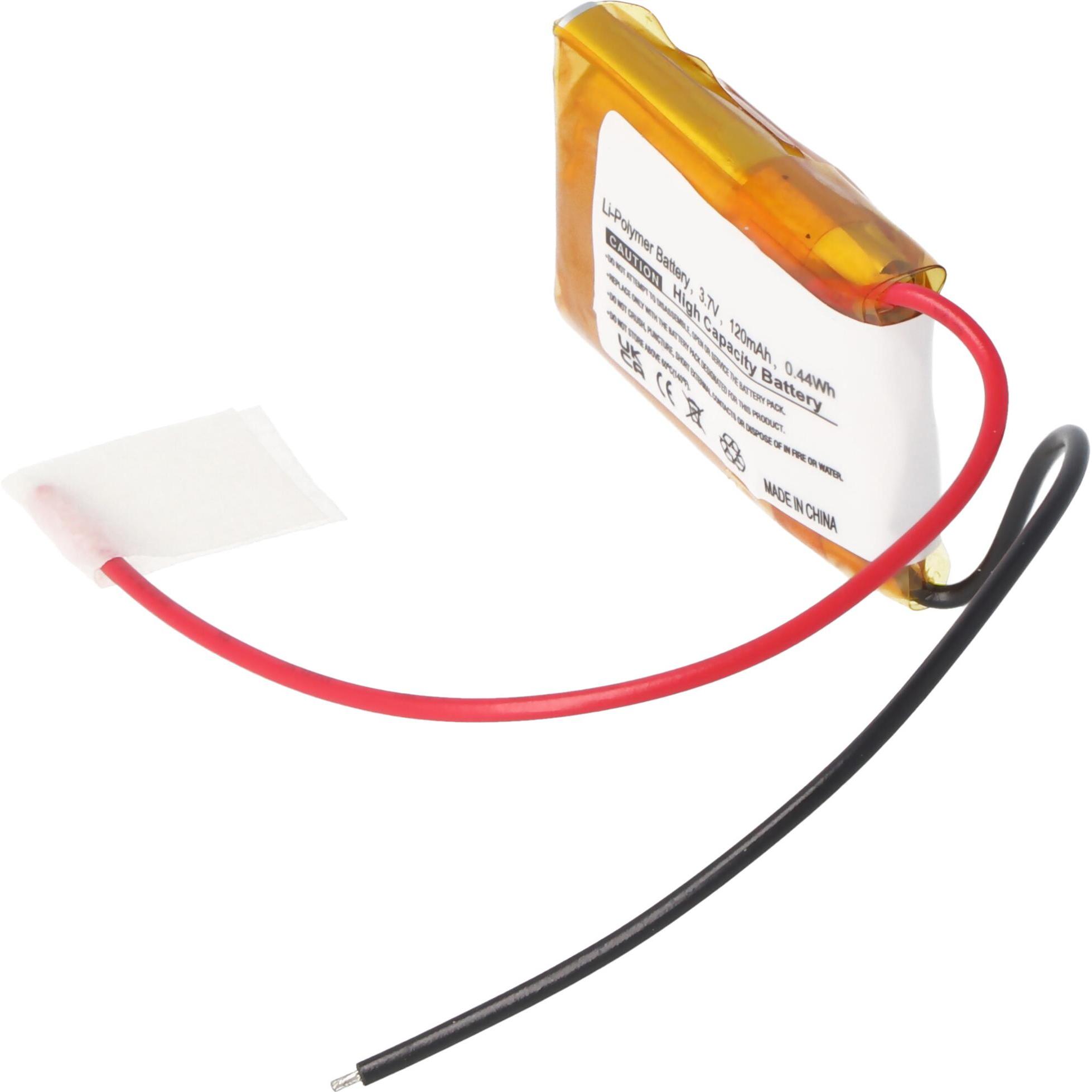 Thumbnail - AccuCell Li-Polymer-Akku - 120mAh (3.7V) - für Modellbau (3.70 V, 120 mAh)