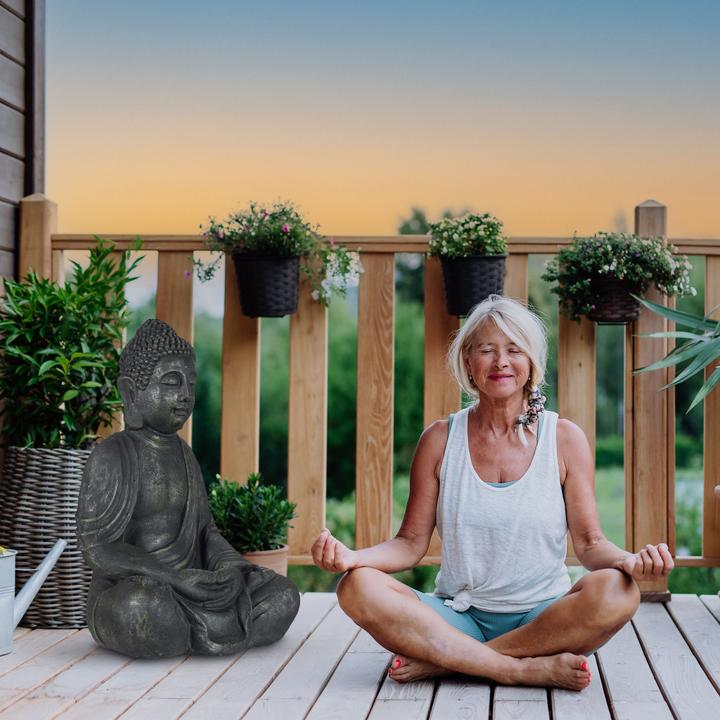 Actual product image Relaxdays Buddha Figur