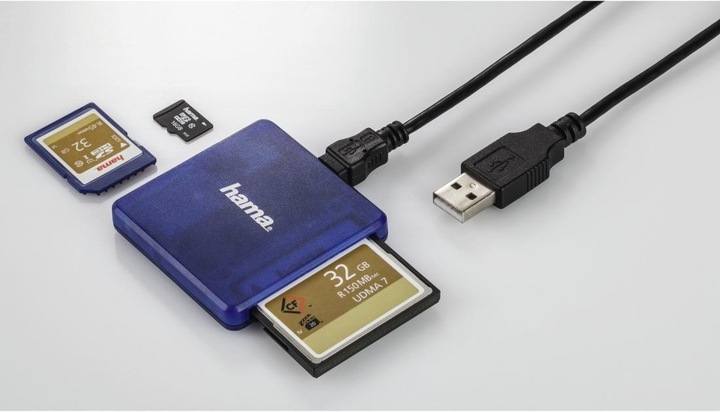 Immagine prodotto Hama Lettore di schede multiple USB 2.0 (USB 2.0)