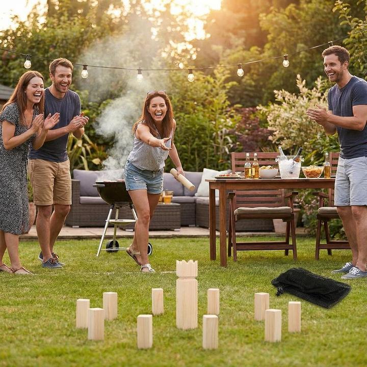 Produktbild Eddy Toys Kubb - Wikingerspiel (1 - 6 Spieler)