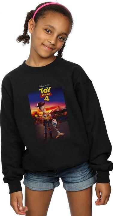 Produktbild Disney Toy Story 4 Woody And Forky Poster Sweatshirt Mädchen (128)