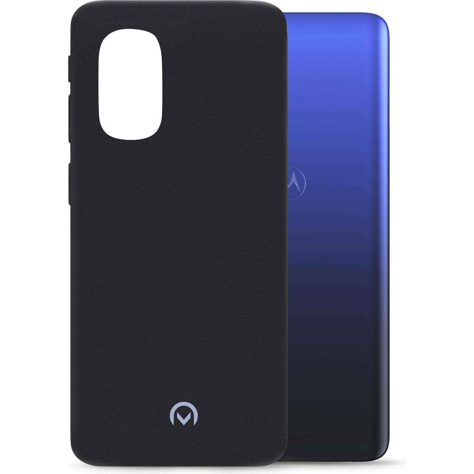 Mobilize Gummi-Gelly-Hülle (Motorola Moto G51 5G), Smartphone Hülle, Schwarz
