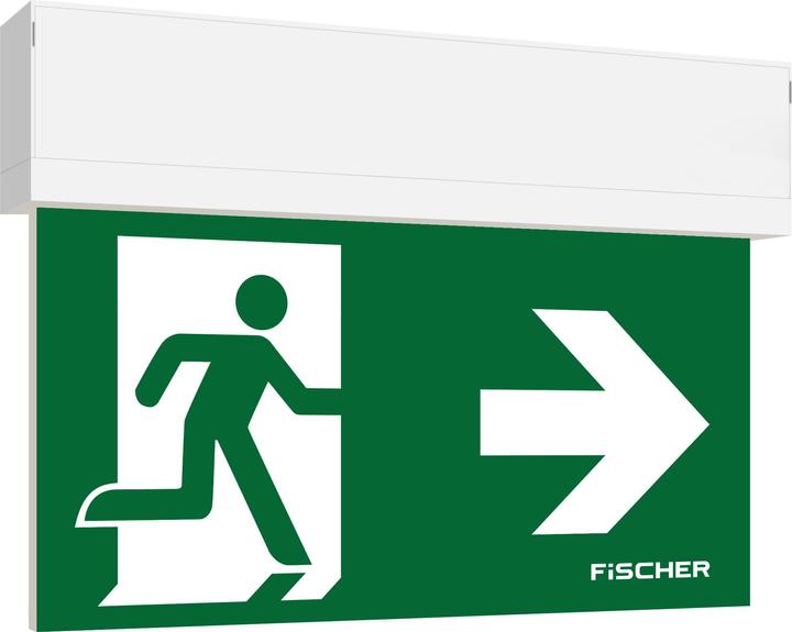 Actual product image Fischer LED escape sign luminaire