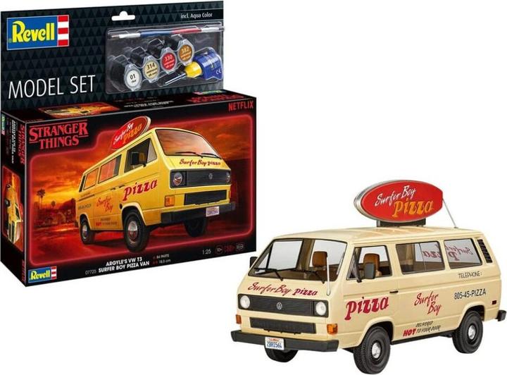 Actual product image Revell Model Set Stranger Things VW T3 Bus Surfer Boy
